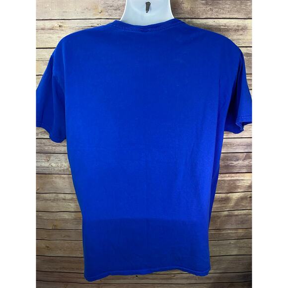 Parks & Recreation Lil’ Sebastian T-Shirt Men’s Size Medium Blue Short Sleeve - Picture 2 of 8